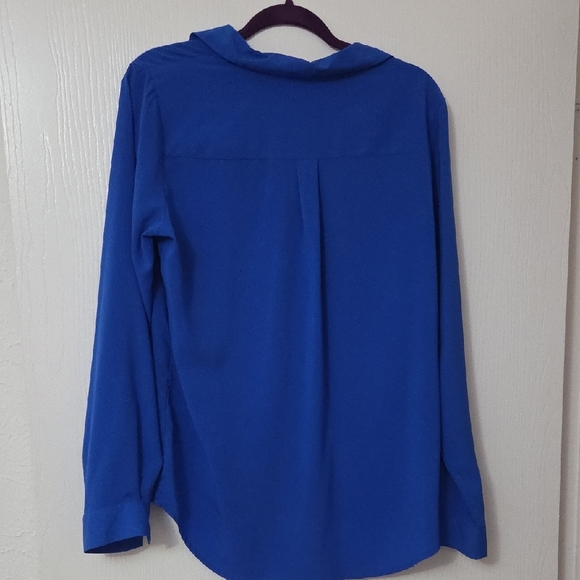 Calvin Klein Royal Blue Button-Down Shirt - Picture 3 of 3